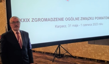 Starosta Wieruszowski na XXIX Zgromadzeniu Og&oacute;lnym Związku Powiat&oacute;w Polskich