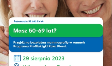 Badania w mobilnej pracowni mammograficznej LUX MED w sierpniu - Wierusz&oacute;w