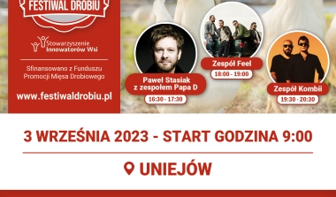 Og&oacute;lnopolski Festiwal Drobiu już 3 września w Uniejowie
