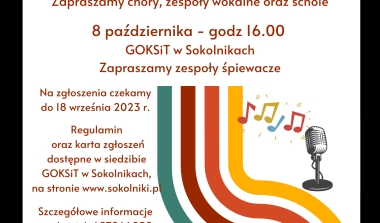 XIII Powiatowy Przegląd Ch&oacute;r&oacute;w i Zespoł&oacute;w Śpiewaczych
