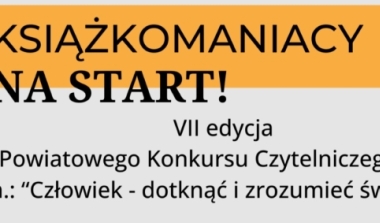 KSIĄŻKOMANIACY NA START! &ndash; pn.: &bdquo;Człowiek &ndash; dotknąć i zrozumieć świat&rdquo;