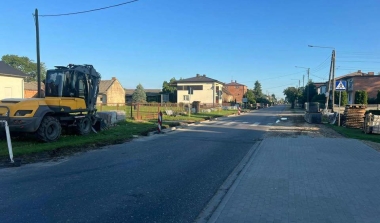 Trwa przebudowa drogi powiatowej w miejscowości Dzietrzkowice