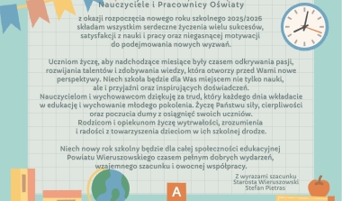 Rozpoczęcie roku szkolnego 2025