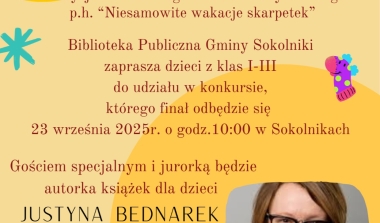 &bdquo;Książkomaniacy Na Start!&rdquo; &ndash; zaproszenie na spotkanie z Justyną Bednarek i do udziału w konkursie