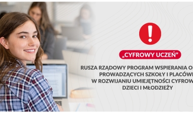 Poradnia Psychologiczno-Pedagogiczna w Wieruszowie z dofinansowaniem w ramach programu &bdquo;Cyfrowy Uczeń 2025&rdquo;
