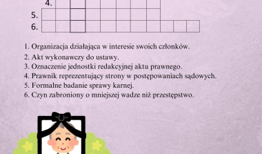 Krzyż&oacute;wka Prawnicza: Sprawdź Swoją Wiedzę!