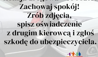Kolizja drogowa - co robić?
