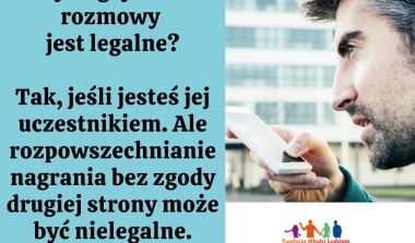 Czy nagrywanie rozmowy jest legalne?