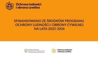 PROGRAM OCHRONY LUDNOŚCI I OBRONY CYWILNEJ NA LATA 2025-2026