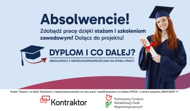 &bdquo;Dyplom i co dalej? Absolwenci z niepełnosprawnościami na rynku pracy&rdquo;