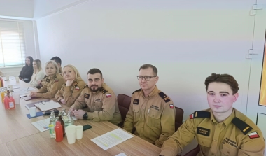 Udział Starosty Wieruszowskiego w odprawie rocznej 
