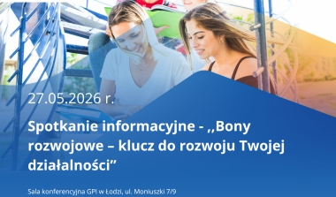  "Bony rozwojowe - klucz do rozwoju Twojej działalności" 